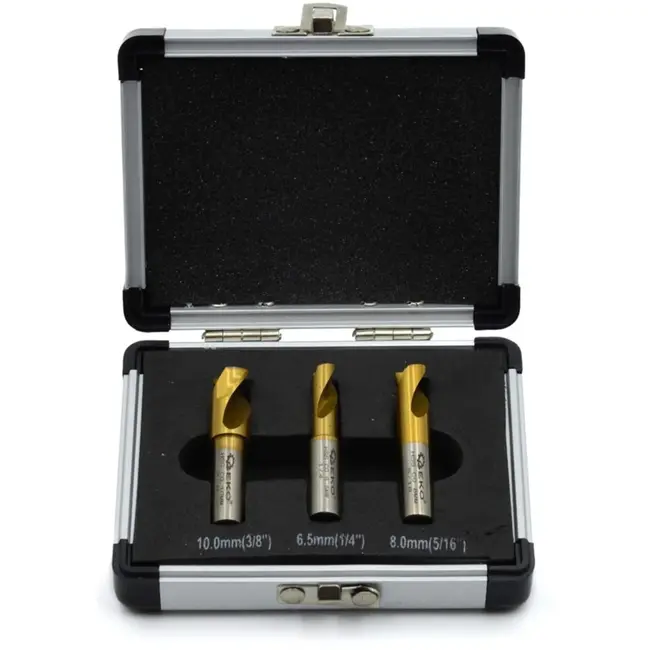 GEKO Spotlasboor Set - HSSCo - 3-delig - 6,5mm, 8mm, 10mm
