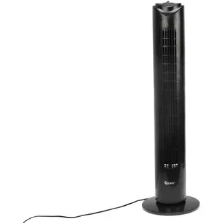 GEKO Kolomventilator - Oscillerend - 3 Snelheden - 45W - Zwart - 81 cm Hoog