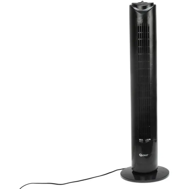 GEKO Kolomventilator - Oscillerend - 3 Snelheden - 45W - Zwart - 81 cm Hoog