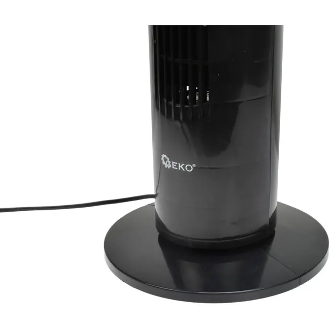 GEKO Kolomventilator - Oscillerend - 3 Snelheden - 45W - Zwart - 81 cm Hoog