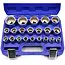 GEKO 21-delige doppenset - 12-punts - 8-36 mm - duurzaam chroom vanadium staal