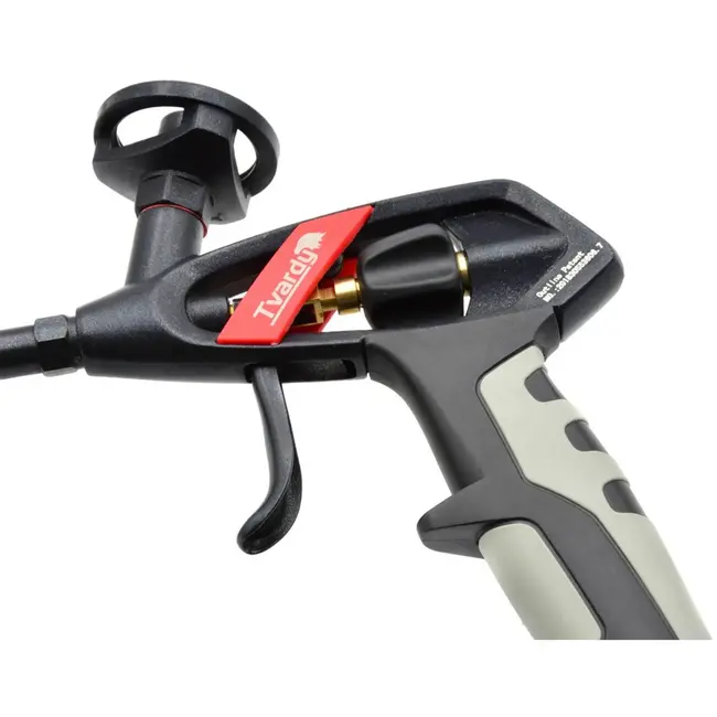 Tvardy Professionele schuimpistool - teflon coating - ergonomisch ontwerp - verstelbare schuimstroom