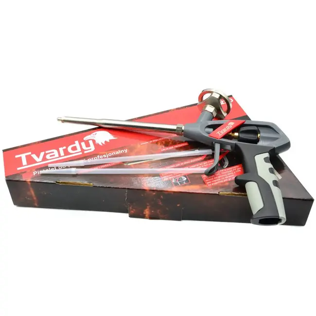 Tvardy Professioneel schuimpistool - verstelbare schuimstroom - ergonomisch ontwerp - aluminium constructie