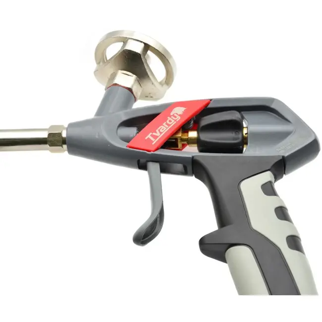 Tvardy Professioneel schuimpistool - verstelbare schuimstroom - ergonomisch ontwerp - aluminium constructie