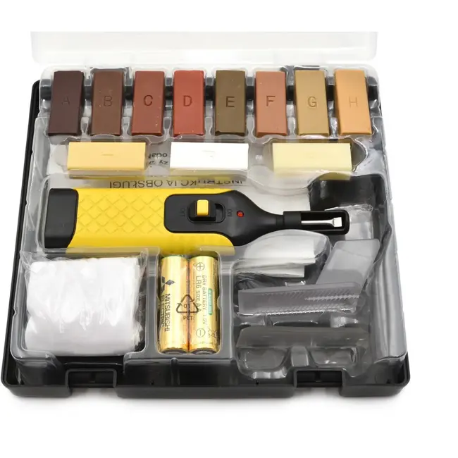 GEKO Reparatieset voor vloeren en houtmaterialen - veelzijdig en kleurmengbaar