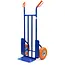 GEKO Transporttrolley - 200kg - Versterkt Frame - PU Wielen - Blauw