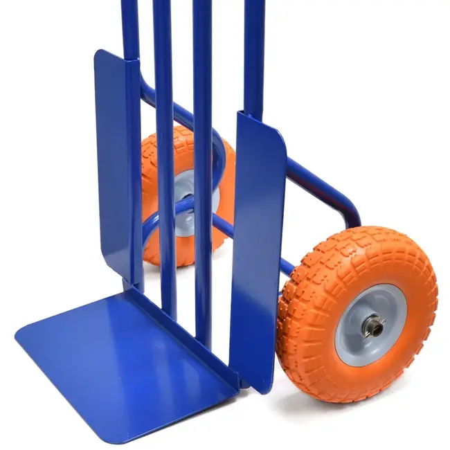 GEKO Transporttrolley - 200kg - Versterkt Frame - PU Wielen - Blauw