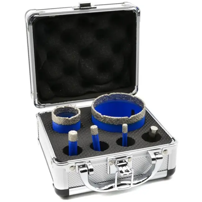 GEKO Diamant tegelboor set - 6 stuks - 6-68 mm - M14 aansluiting