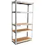 GEKO Galvaniseerde stellingkast - 175 kg draagkracht - Verstelbare planken - 180x90x40 cm