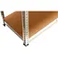 GEKO Galvaniseerde stellingkast - 175 kg draagkracht - Verstelbare planken - 180x90x40 cm