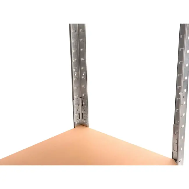 GEKO Galvaniseerde stellingkast - 175 kg draagkracht - Verstelbare planken - 180x90x40 cm