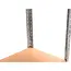 GEKO Galvaniseerde stellingkast - 175 kg draagkracht - Verstelbare planken - 180x90x40 cm