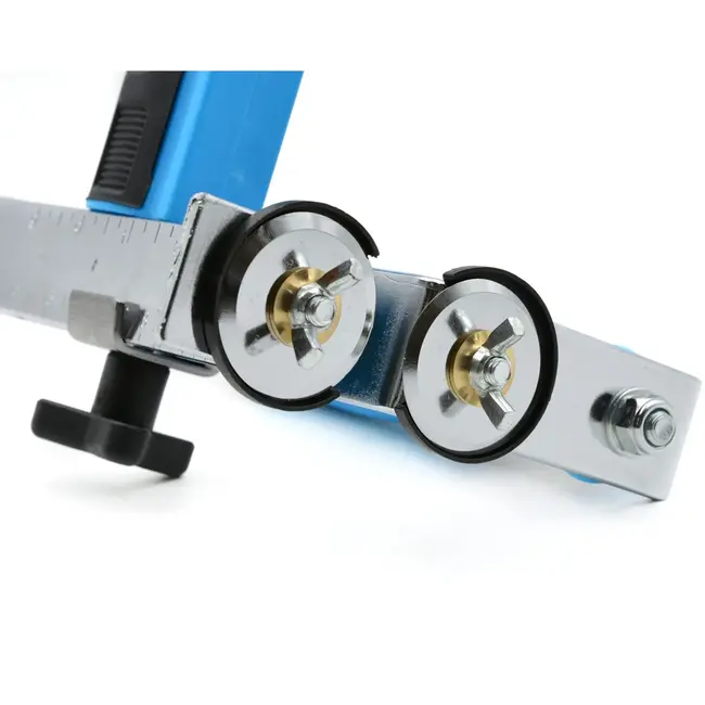 GEKO Dubbelzijdige plaatensnijder - Precieze sneden - 38 mm mes - Instelbare breedte