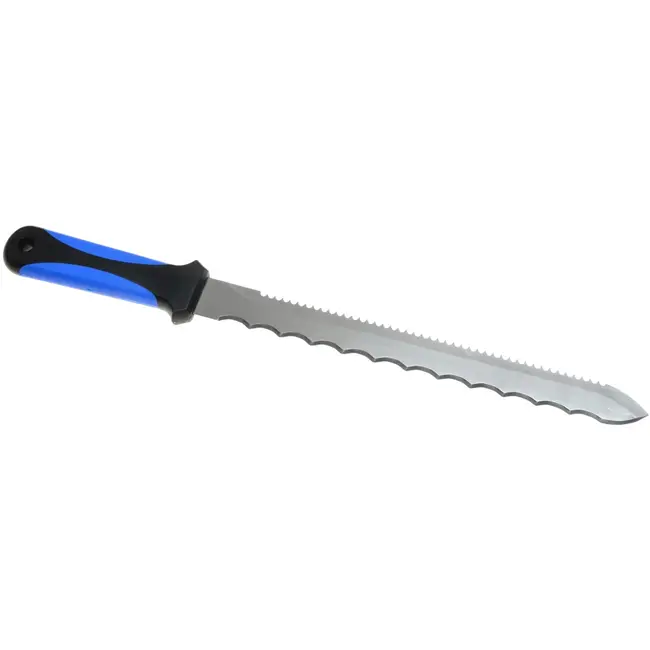 GEKO Dubbelzijdig isolatiemes 410 mm roestvrij staal met ergonomisch handvat voor nauwkeurig snijden