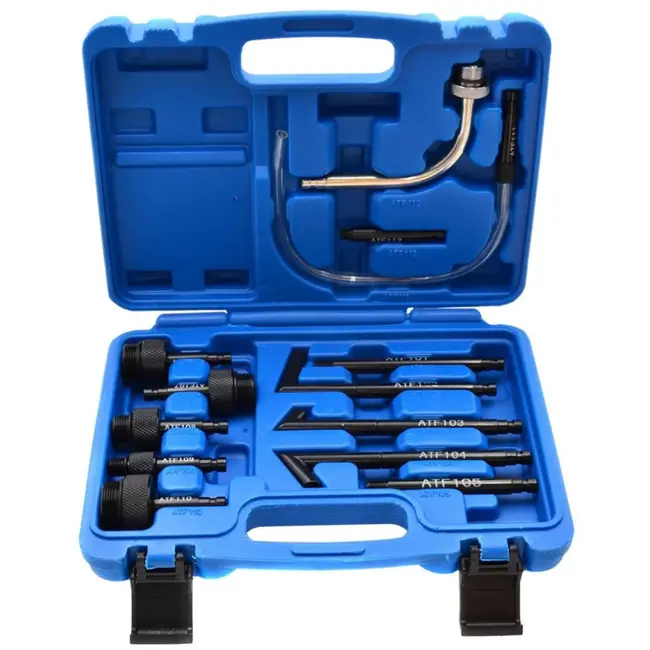 GEKO Pneumatische oliepomp - 10L - Veiligheidsventiel - Inclusief 13 adapters