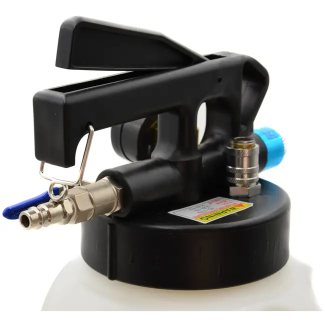 GEKO Pneumatische oliepomp - 10L - Veiligheidsventiel - Inclusief 13 adapters