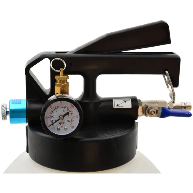 GEKO Pneumatische oliepomp - 10L - Veiligheidsventiel - Inclusief 13 adapters