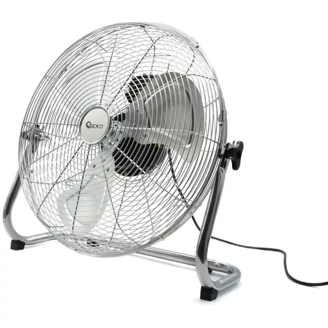 GEKO Vloerventilator - Hoge Snelheid - Verstelbare Kanteling - 40 cm - INOX