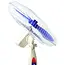 GEKO Staande ventilator - 3 snelheden - Verstelbare hoogte - Oscillatie 90° - Stabiele basis