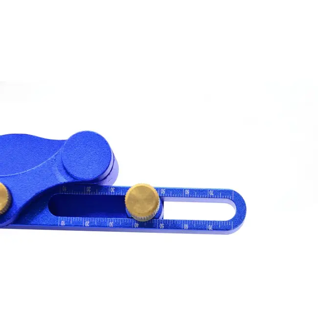 GEKO Dowel jig - verstelbaar - aluminium - stalen bussen - 6-10 mm