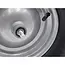 GEKO Rubberwiel voor kruiwagen - 180 kg draagkracht - 8-laags - 12 mm as - 405 mm diameter