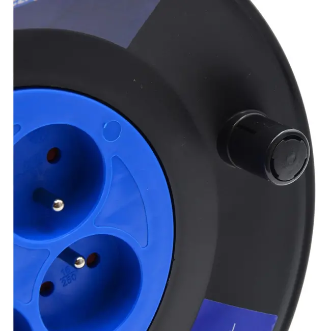 GEKO Elektrische kabelhaspel - 25m - 4 stopcontacten - 3x1.0mm² - 230V