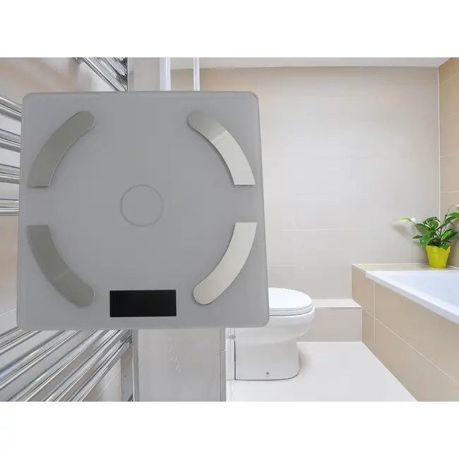 GEKO Slimme weegschaal - bluetooth - 180 kg - nauwkeurig - 8 gebruikers