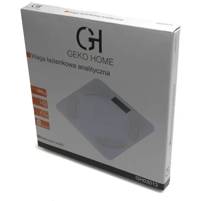 GEKO Slimme weegschaal - bluetooth - 180 kg - nauwkeurig - 8 gebruikers