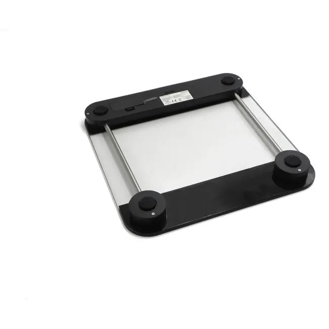 GEKO Glazen badkamerweegschaal - LCD - 180 kg - 28x28 cm - 6 mm glasdikte