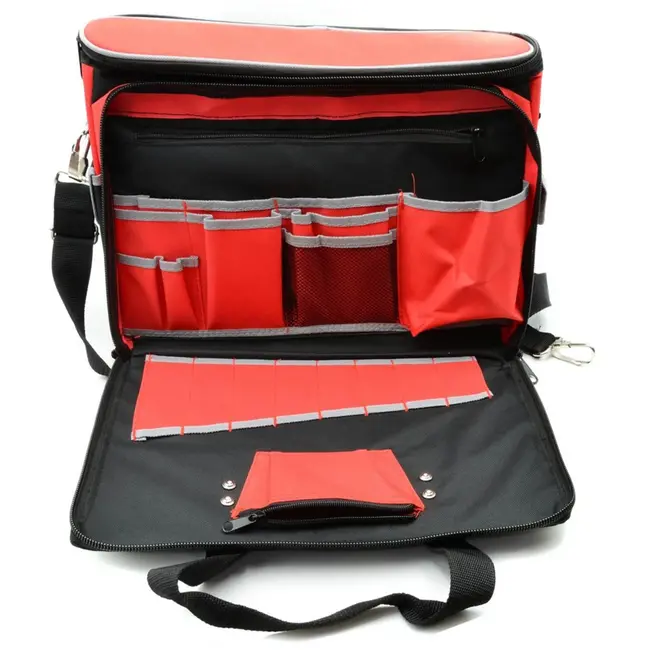 Tvardy Gereedschapstas - Ruim - Laptopvak - Duurzaam Polyester - Verstelbare Schouderriem