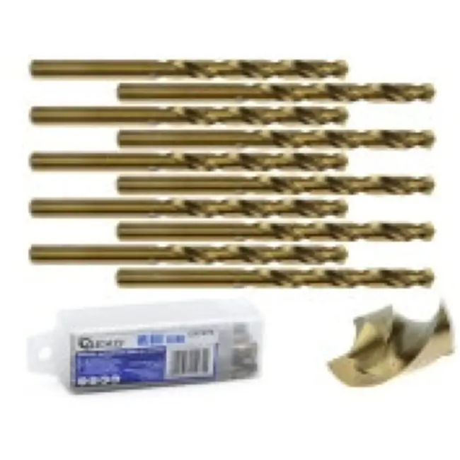 GEKO Metaalboor - HSS M35 - 5% kobalt - 7,5 mm - Hoge thermische weerstand - 10 stuks