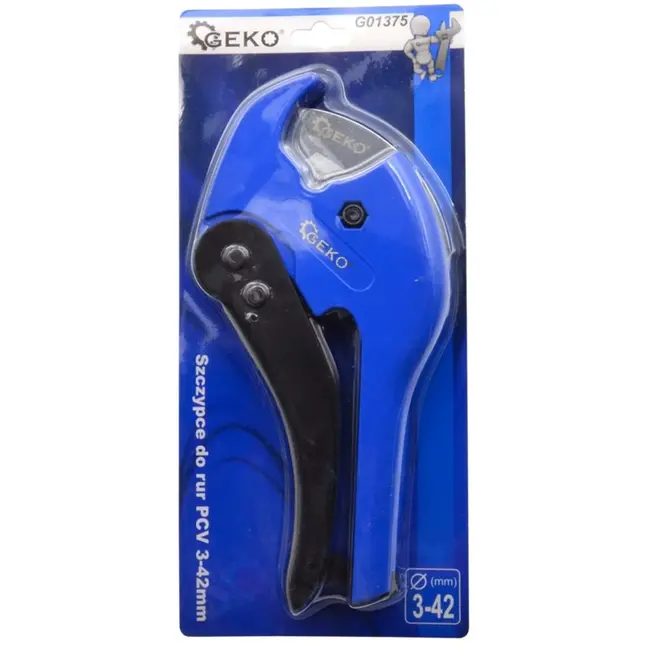 GEKO Pijpsnijder - Geschikt voor 3-42 mm - Voor diverse kunststof leidingen