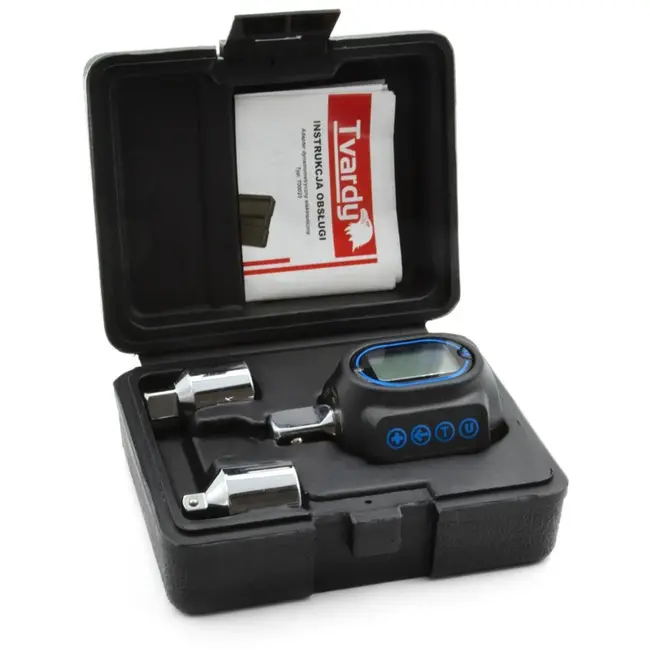 Tvardy Digitale momentsleuteladapter - 40-200 Nm - LED display - 10 geheugeninstellingen