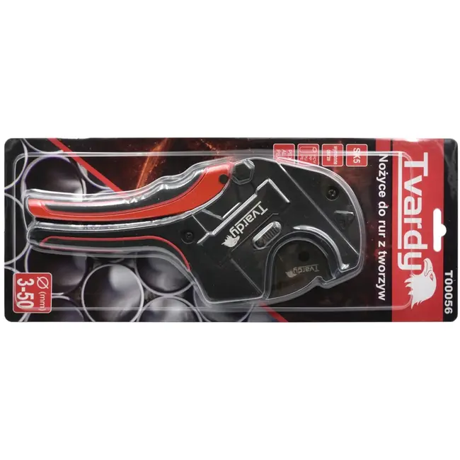 Tvardy PVC pijpensnijder - Verwisselbaar mes - 0-50mm - Ergonomisch ontwerp - Aluminium legering