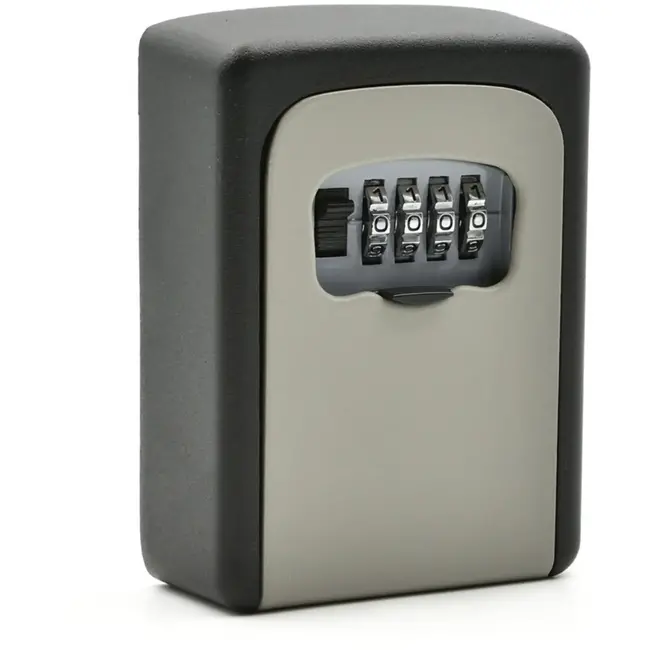 GEKO Veiligheidskluis - 4-cijferig combinatieslot - Aluminium - Weerbestendig