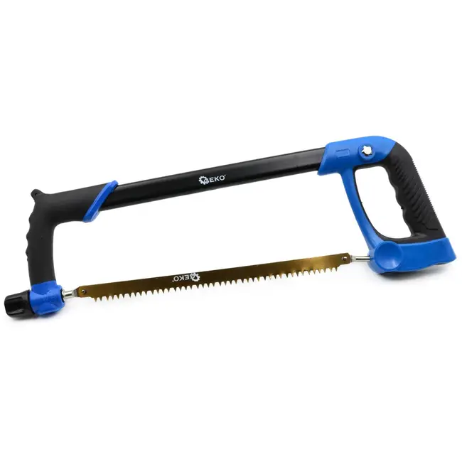 GEKO Metaalzaagbeugel - 300 mm - Rubberen antislipgreep - Inclusief 3 zaagbladen