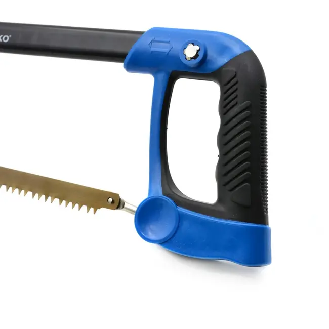 GEKO Metaalzaagbeugel - 300 mm - Rubberen antislipgreep - Inclusief 3 zaagbladen