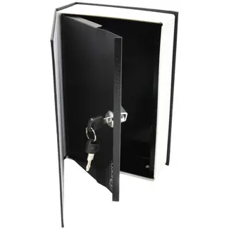 GEKO Boekvormige kluis - Metaal - Inclusief sleutels - 240x155x55 mm