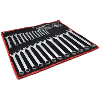 Tvardy 25-delige steeksleutelset - 6-32 mm - CRV staal - satijn afwerking - koude stempeltechniek