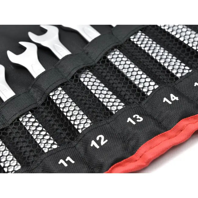 Tvardy 17-delige steeksleutelset - CRV staal - 8-32 mm - satijn afwerking - koud gesmeed