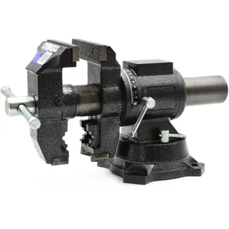 GEKO Multifunctionele bankschroef - 360° draaibaar - geharde bekken - 100 mm