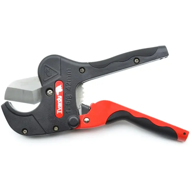 Tvardy Professionele pijpsnijder - roestvrijstalen mes - 3-42 mm - aluminium frame