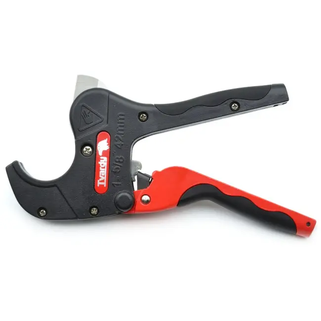 Tvardy Professionele pijpsnijder - roestvrijstalen mes - 3-42 mm - aluminium frame