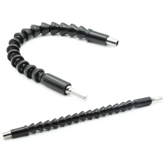 GEKO Flexibele verlengstang - Schroef- en boorbits - 300 mm lengte - Bereik moeilijk toegankelijke plekken