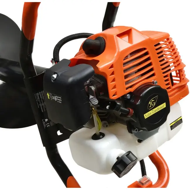 GEKO Aardboor set - Benzine aangedreven - 10/20/30 cm boren - 50 cm verlengstuk