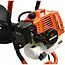 GEKO Aardboor set - Benzine aangedreven - 10/20/30 cm boren - 50 cm verlengstuk