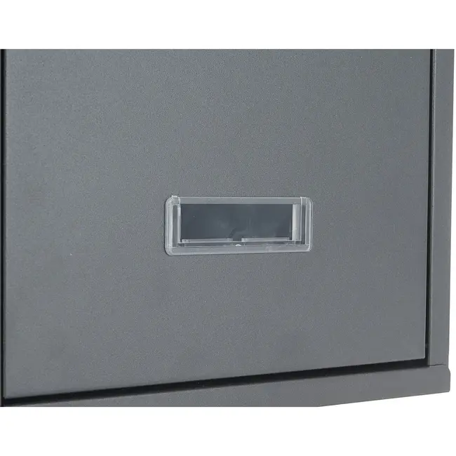 GEKO Stijlvolle zwarte brievenbus - roestbestendig staal - 320x240x80mm