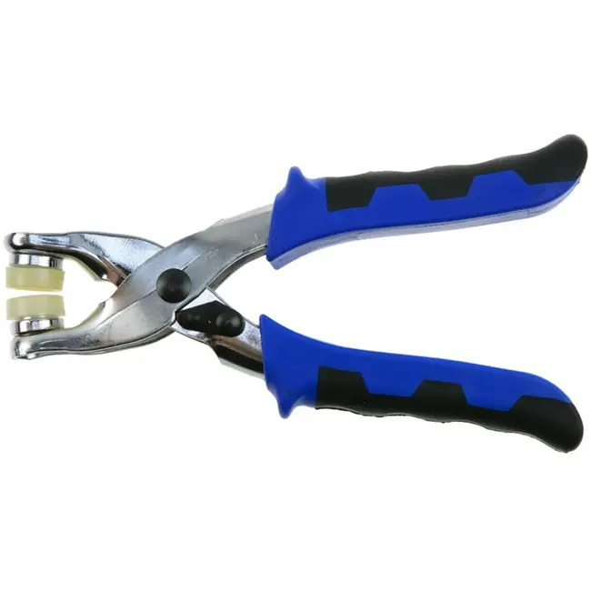 GEKO Leerbewerking set - Compleet gereedschap voor gaatjes, oogjes en drukknopen - Inclusief 220mm revolvertang