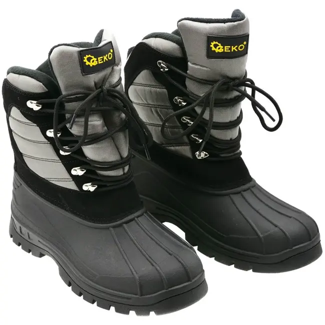 GEKO Snowboots - Waterdicht - Warme voering - Maat 43 - Zwart