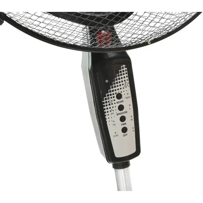 GEKO Staande ventilator met afstandsbediening - 3 snelheden - 90° oscillatie - Verstelbare hoogte 106-132 cm